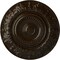 Ekena Millwork Biddix Ceiling Medallion (Fits Canopies up to 7 1/2"), Hand-Painted Bronze, 20 7/8"OD x 1 1/4"P CM20BXBZS - alternate 1